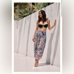 Anthropologie Smocked Gauze Pants Size Small